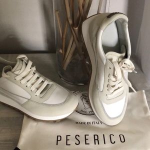 Peserico designer tennis shoes.